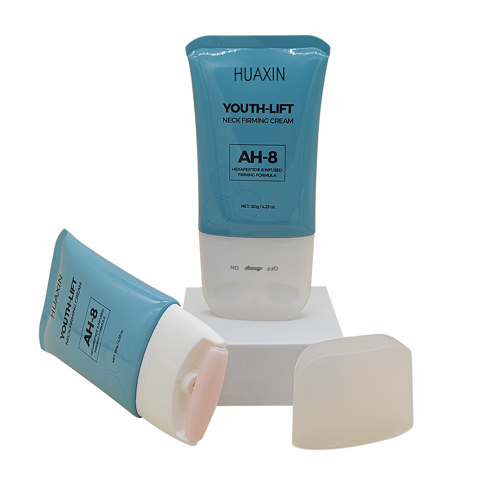 Diameter 55mm Double roller massage cream soft tube bottle for reducing neck wrinkles and providing comfort for the neck. Neck massage head separate bottle