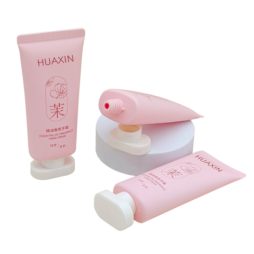 Customized Packaging 60ml Skincare PE Hose Rotating Lid Hand Cream BB Cream Isolation Sunscreen Cosmetics Packaging Material