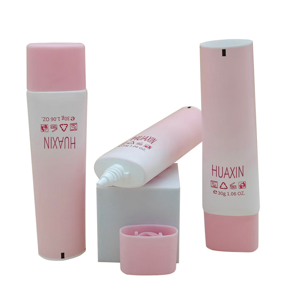 BB/CC Cream Hose 30ml Cosmetics Skincare Pink Hose Packaging Material Packaging Squeezing Bottle