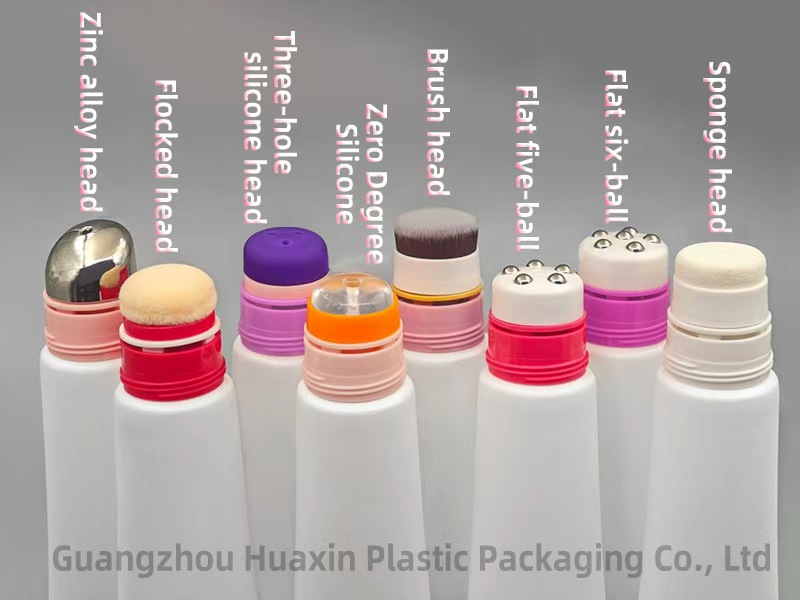 Various shapes and styles of massage head hose packaging