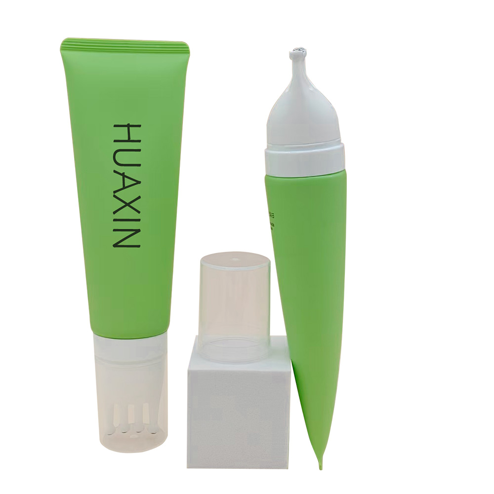 Head essential oil massage head hose packaging 100ml, 120ml, 4 rows of ball head new packaging material