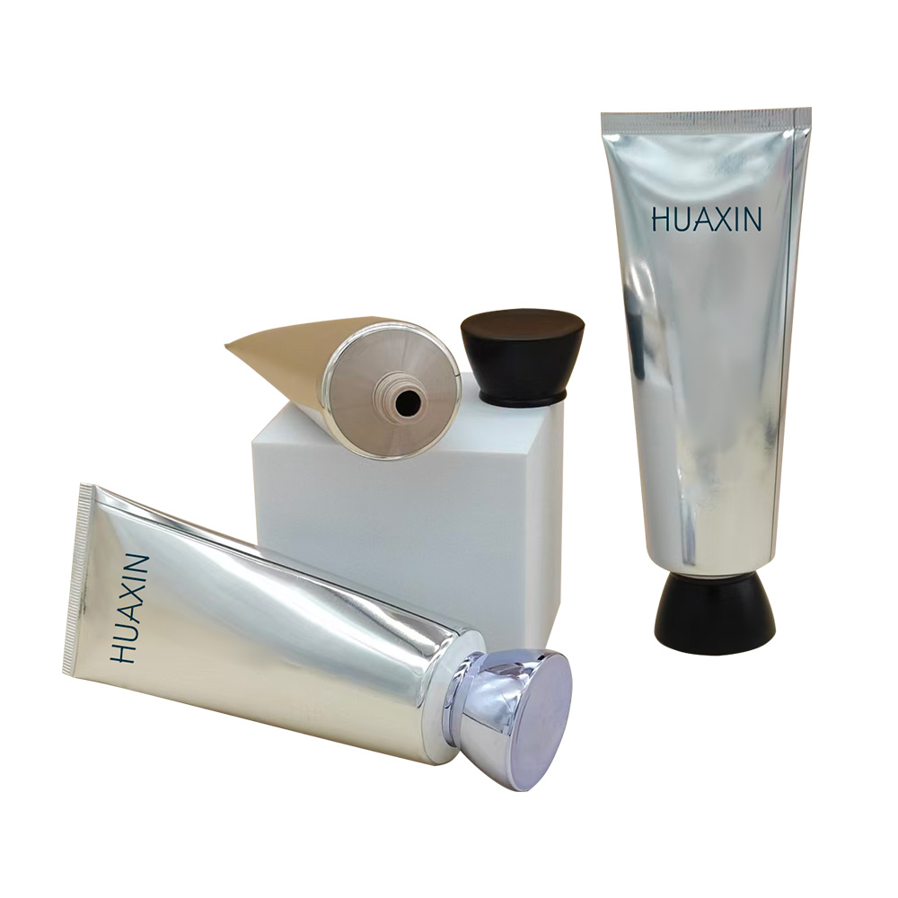 High brightness aluminum-plastic tube body, circular doctor's lid, 120g100g, 150g, etc. can be customized for cosmetic hose packaging